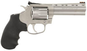 Colt Mfg KCOBRA22-SM4RFO King Cobra Target 22 LR 10 Shot 4.25" Matte Stainless Steel Vent Rib Barrel, Matte Stainless Stainless Steel Frame & Cylinder, Black Hogue Overmolded Grip, Exposed Hammer     