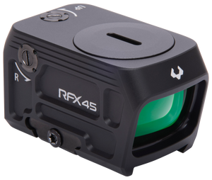 Viridian 9810053 RFX45  Black Anodized 1 x 24 mm x 15.5 mm 5 MOA Green Dot ACRO/RMR                                                                                                                     