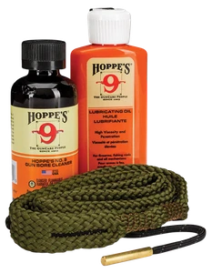 Hoppe's 110040 1-2-3 Done Cleaning Kit 40 Cal/ 10mm Pistols (Clam Pack)                                                                                                                                 