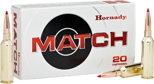 Hornady 82180 Match  300WinMag 195gr Extremely Low Drag Match 20 Per Box/10 Case                                                                                                                        