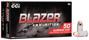 CCI 3570 Blazer Handgun 45ACP 230gr Full Metal Jacket 50 Per Box/20 Case                                                                                                                                