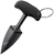 Cold Steel 92FPB FGX Push Blade II 2.25" Fixed Plain Black Griv-Ex Blade/Black Kray-Ex Handle                                                                                                           