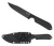 Spyderco FB04PBB Street Bowie  5.05" Fixed Clip Point Plain Black DLC VG-10 SS Blade/Black Textured FRN Handle Includes Sheath w/G-Clip                                                                 