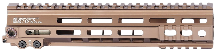 Geissele Automatics 051656S Super Modular Rail Mk4 DDC Aluminum 10.50" Long                                                                                                                             