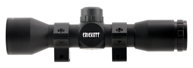 Crickett KSA054 Quick Focus  Black 4x32mm 1" Tube Mil-Dot Reticle                                                                                                                                       