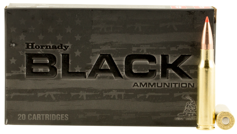 Hornady 80971 Black  308Win 168gr Hornady A Max 20 Per Box/10 Case                                                                                                                                      