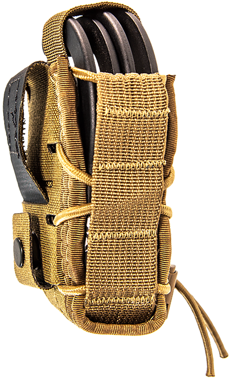 High Speed Gear 13DC10CB TACO Handcuff Holder Nylon Coyote Brown Adaptable Belt Mount Up to 2.25"                                                                                                       