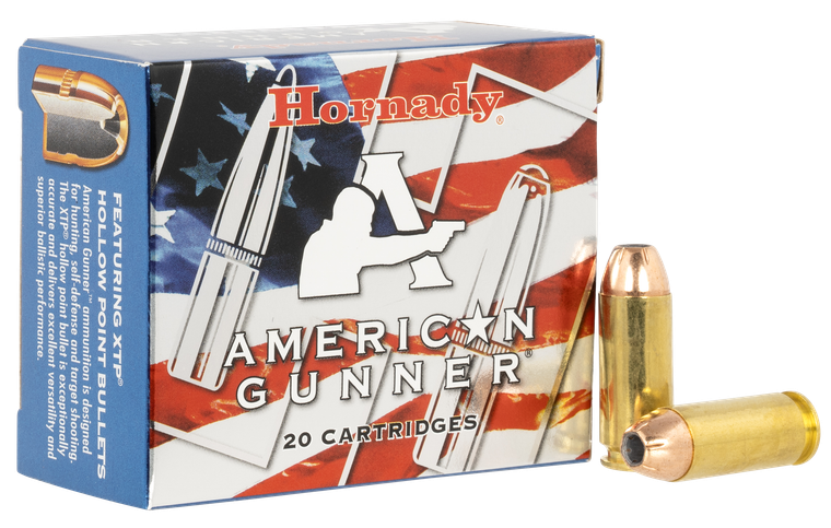 Hornady 91224 American Gunner  10mm 155gr Hornady XTP Hollow Point 20 Per Box/10 Case                                                                                                                   