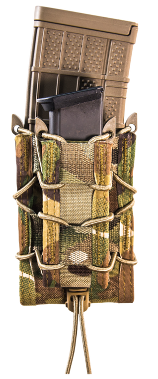 High Speed Gear 13DD10MC TACO Double Decker Mag Pouch MultiCam Nylon Belt Belts 2.25" Wide Compatible w/ Rifle Compatible w/ Pistol                                                                     