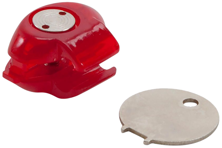 Allen 18511 Trigger Lock  Open With Key Red Polymer Firearm Fit- Handgun                                                                                                                                