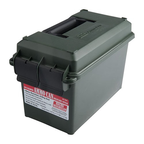 MTM Case-Guard 50 Cal Plastic Ammo Can - Green