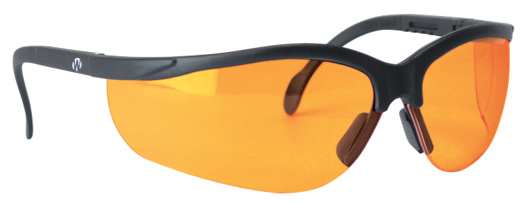 Walker's GWPAMBLSG Sport Glasses  Adult Amber Lens Polycarbonate Black Frame                                                                                                                            