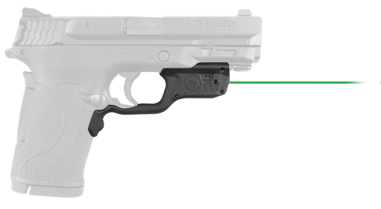 Crimson Trace 01-9880-1 LG-459G Laserguard  Black Green Laser Smith & Wesson M&P 9EZ/M&P 380EZ/M&P 22 Compact                                                                                           