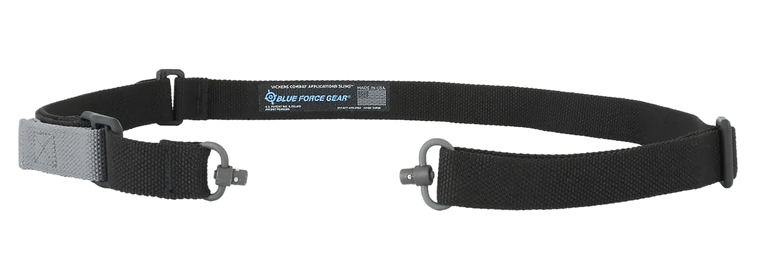 Blue Force Gear VCASPB125AABK Vickers Push Button Sling Black Cordura 36"-62" OAL Padded Rifle                                                                                                          
