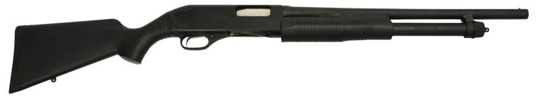Stevens 19486 320 Security 12 Gauge 3" 5+1 18.50" Matte Black Carbon Steel Barrel, Matte Black Synthetic Stock, Ambidextrous Includes Fixed Cylinder Bore Choke                                         
