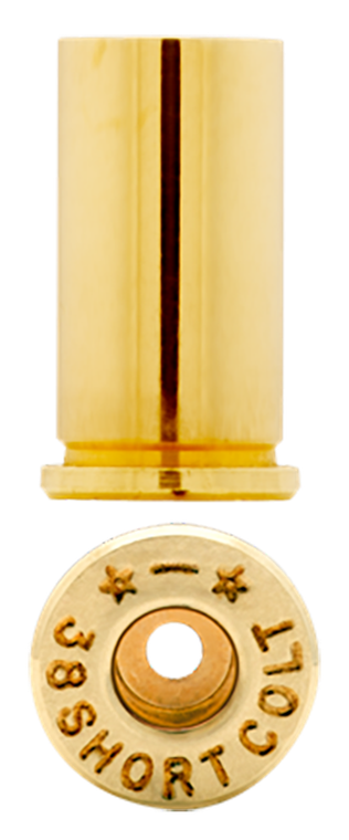 Starline Brass 38SCEUP100 Unprimed Cases  38 Short Colt Handgun Brass 100 Per Bag                                                                                                                       