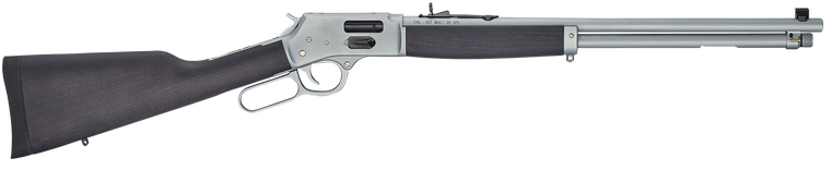 Henry H012GMAW Big Boy All Weather Side Gate Full Size 357 Mag 10+1 20" Hard Chrome Plated Steel Barrel, Satin Hard Chrome Steel Receiver, Stained Hardwood Wood Stock Right Hand                       