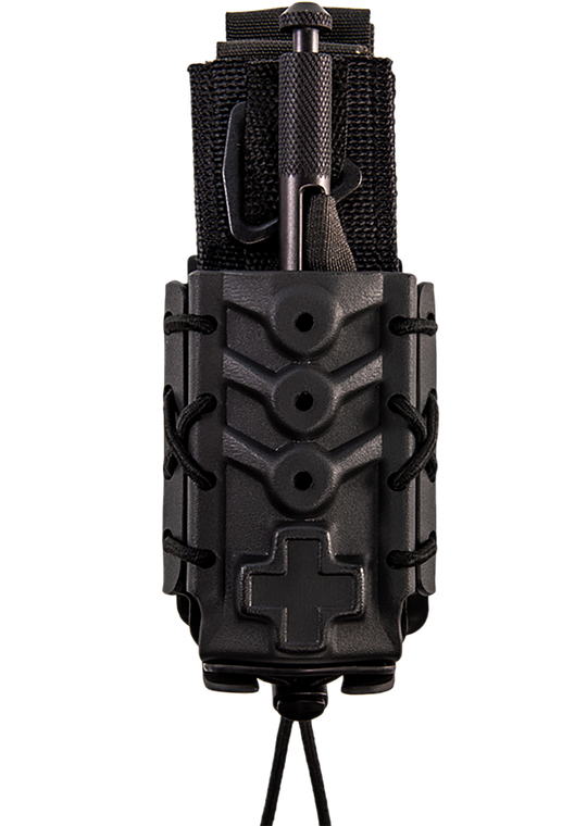 High Speed Gear 11TQK0BK Taco  Black Kydex, 2" Belt Clip/MOLLE U-Mount, Compatible w/ Most Tourniquets                                                                                                  