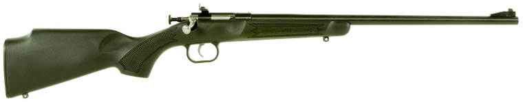 Crickett KSA2240 Youth  22 LR 1rd 16.12" Blued Barrel & Receiver, Fixed Front/Adjustable Rear Peep Sights, Black Synthetic Stock w/11.5" LOP, Rebounding Firing Pin Safety                              