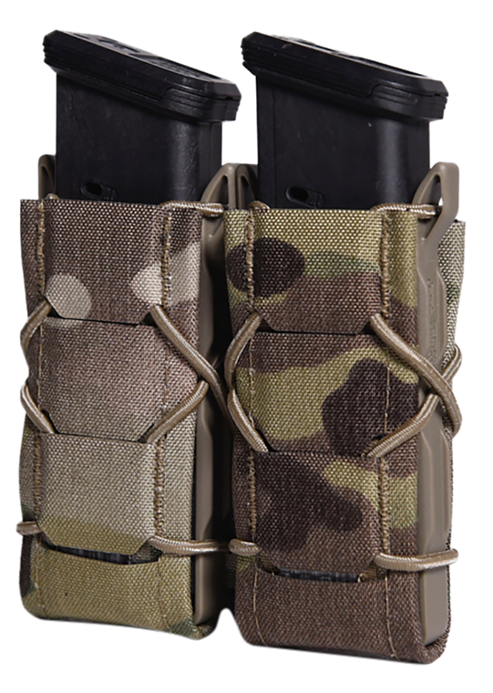 High Speed Gear 24PT02MC TACO Gen 2 Double Multi-Cam Nylon Laminate MOLLE Mount Pistol                                                                                                                  