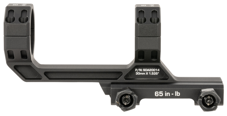 Sig Sauer Electro-Optics SOA20014 Alpha MSR Scope Mount/Ring Combo Black Anodized Aluminum 30mm Tube, 1913 Picatinny Rail Mount                                                                         