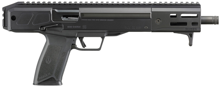 Ruger 19304 LC Charger *State Compliant 5.7x28mm 10+1 10.30" Black Nitride Steel Threaded Barrel, M-LOK Handguards, Black Hard Coat Anodized Picatinny Rail Receiver, Black Polymer Grips, Ambidextrous 