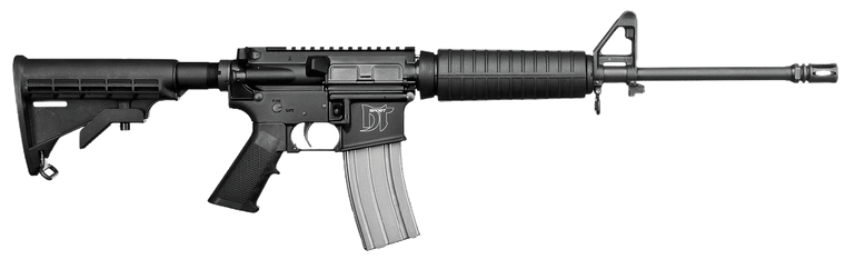 Del-Ton Inc DTSPORTM2 DT Sport Mod 2 5.56x45mm NATO 16" 30+1 Black Hard Coat Anodized 6 Position M4 Stock Black A2 Grip                                                                                 