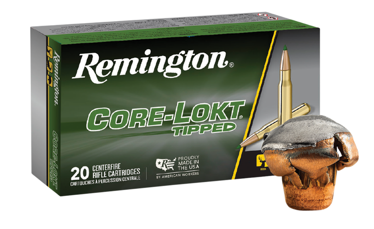 Remington Ammunition 29039 Core-Lokt Tipped 308Win 150gr Core-Lokt Tipped 20 Per Box/10 Case                                                                                                            