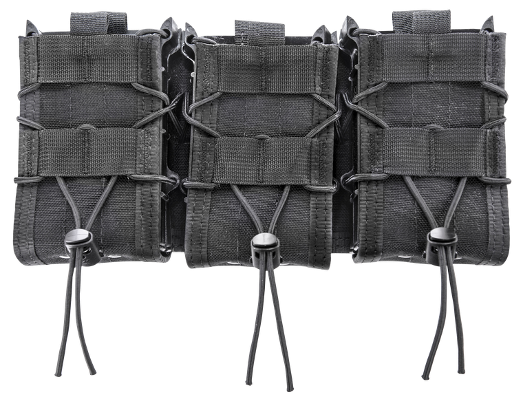 High Speed Gear 45DD00BK TACO Double Decker Shingle Black Nylong, Triple Shingle (3 Rifle/3 Pistol Mags), Fits MOLLE                                                                                    