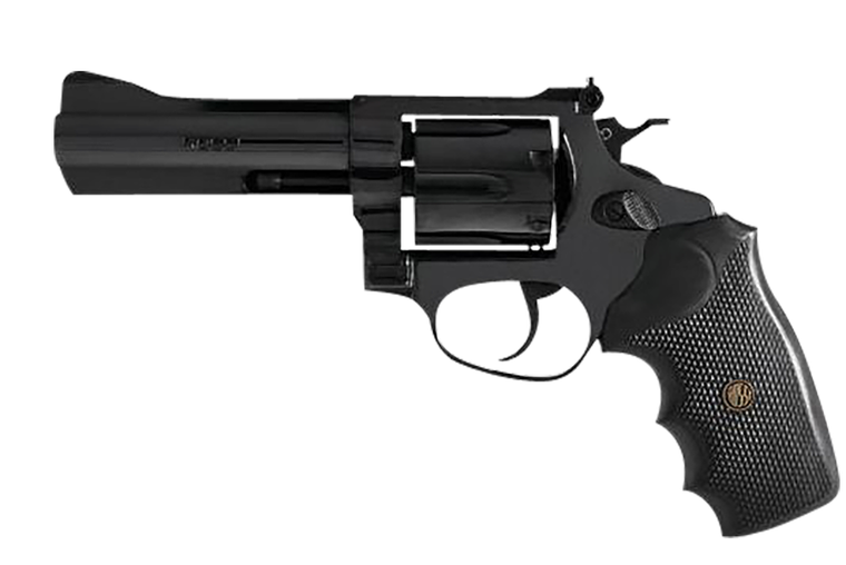Rossi 2RM661 RM66  Medium Frame 38 Special +P/357 Mag 6 Shot, 6" Black Stainless Steel Barrel, Cylinder & Frame, Black Textured Rubber Grip, Hammer Block Safety, Exposed Hammer                        