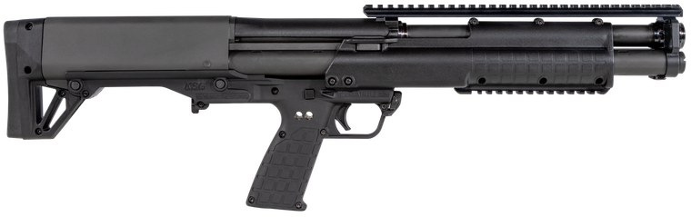 Kel-Tec KSGBLK KSG  Black 12 Gauge 18.50" 3" 14+1 Black Rec/Barrel Black Polymer Fixed Stock & Grip                                                                                                     