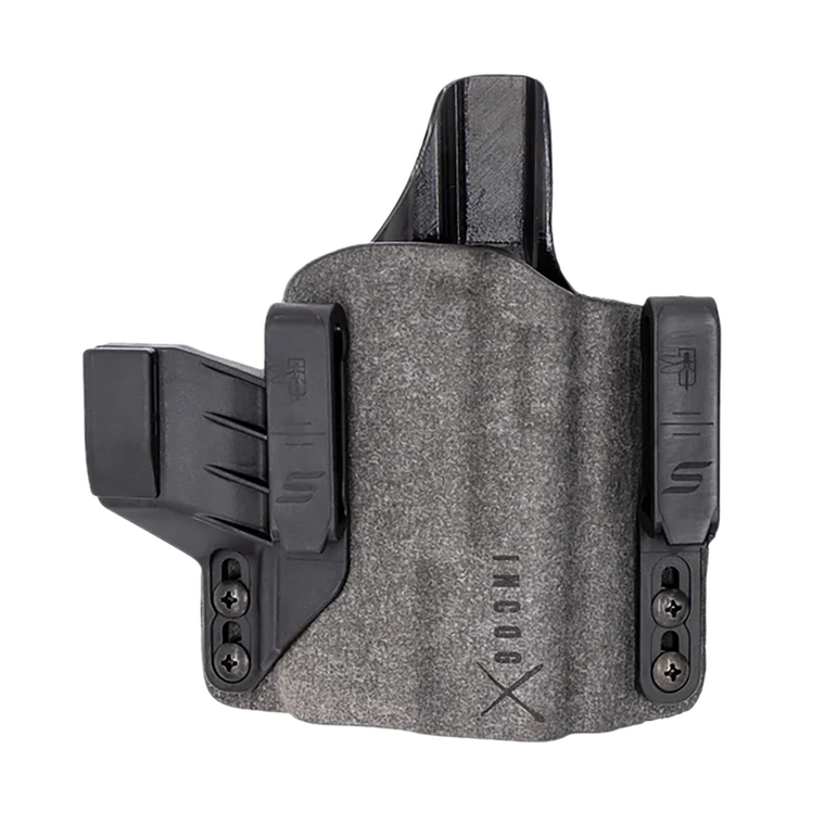 Safariland INCOG0179A0CX261 Incog X  IWB Gray Cordura Fits S&W Shield/Shield Plus Belt Clip Mount, Right Hand                                                                                           