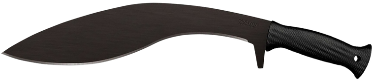 Cold Steel CS97KMPS Kukri Plus 13" Black Matte Baked-On Anti Rust 1055 Carbon Steel Blade/ Black Polypropylene Handle 18" Long Includes Sheath                                                          