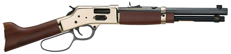 Henry H006GML Mare's Leg Side Gate 44 Mag/44 Special 5+1 12.90" Blued Octagon Barrel, Polished Hardened Brass Receiver, American Walnut Furniture                                                       