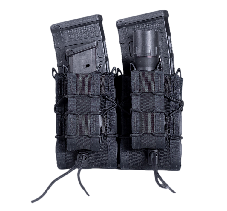 High Speed Gear 11DD02BK TACO Double Decker Black Nylon MOLLE Mount                                                                                                                                     