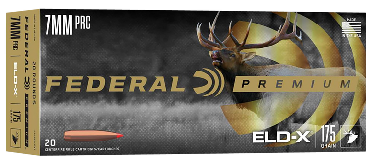 Federal P7PRCELDX1 Premium ELD-X 7mmPRC 175gr 20 Per Box/10 Case                                                                                                                                        
