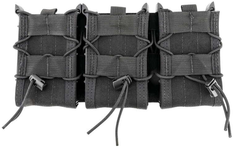 High Speed Gear 45TA00BK TACO Shingle Mag Pouch Triple Black Nylon MOLLE Compatible w/ Rifle                                                                                                            