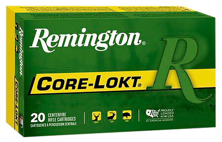 Remington Ammunition 27842 Core-Lokt  308Win 150gr Pointed Soft Point Core-Lokt 20 Per Box/10 Case                                                                                                      