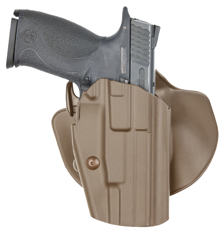 Safariland 578283551 GLS Pro-Fit  OWB Flat Dark Earth Polymer Belt Loop/Paddle Fits 3.30-4.25" Barrel, Belt 1.50" - 2.25" Right Hand                                                                    