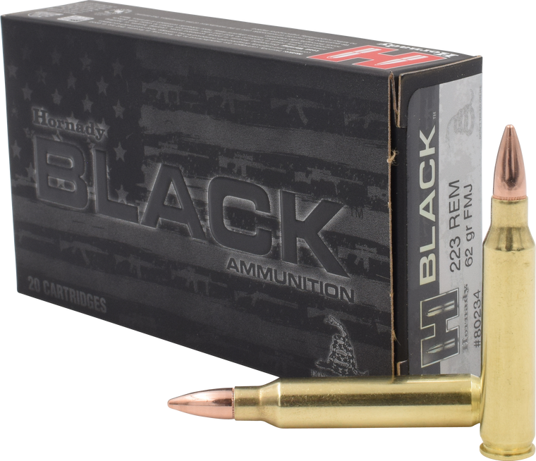 Hornady Black 223Rem 62gr Full Metal Jacket 20 Per Box