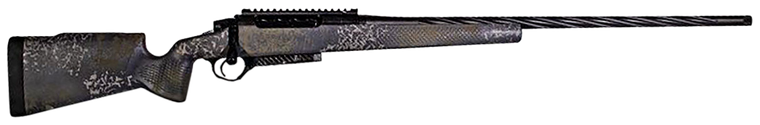 Seekins Precision 0011710113MS Havak PH2 Full Size 6mm Creedmoor 3+1 24" Charcoal Gray Fluted/Threaded Barrel, Black Picatinny Rail Stainless Steel Receiver, Mountain Shadow Camo Fixed Synthetic Stock