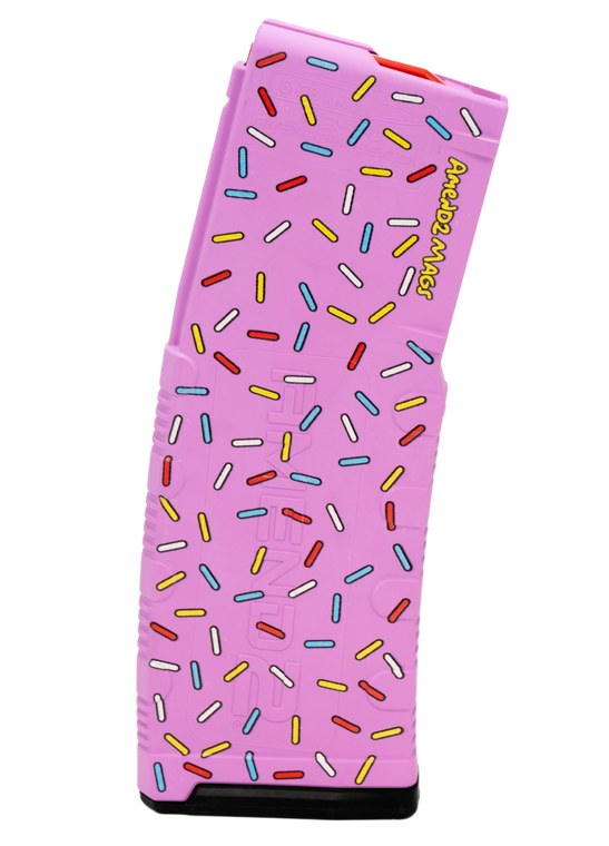 Amend2 556SPRINKLE30 MOD-2 Sprinkle Donut 30rd Fits AR-15 Pink Sprinkles Polymer                                                                                                                        