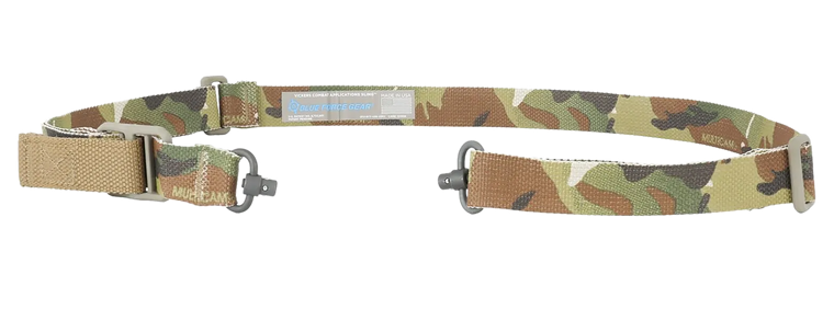 Blue Force Gear VCASPB125AAMC Vickers Push Button Sling MultiCam Cordura 36"-62" OAL Padded Rifle                                                                                                       
