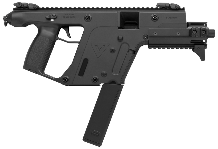 Kriss USA KV45PBL30 Vector SDP Enhanced G2 45 ACP 30+1 6.50" Black Nitride Threaded Barrel, Black Picatinny Rail Top & Bottom, MK5M Modular Rail                                                        