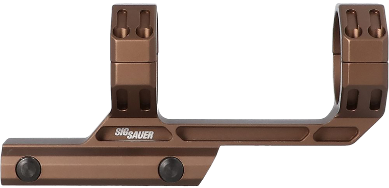 Sig Sauer Electro-Optics SOA20017 Alpha MSR Scope Mount/Ring Combo Coyote Brown Aluminum 34mm Tube                                                                                                      