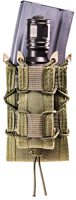 High Speed Gear 11DD00OD TACO Double Decker OD Green Nylon MOLLE Mount                                                                                                                                  