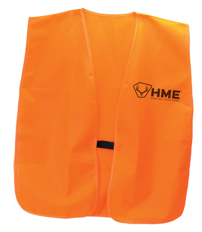 HME HMEVESTOR Safety Vest  Big Boy Orange Polyester                                                                                                                                                     