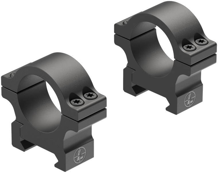 Leupold 180943 Open Range Cross-Slot  Matte Black 1" Low                                                                                                                                                