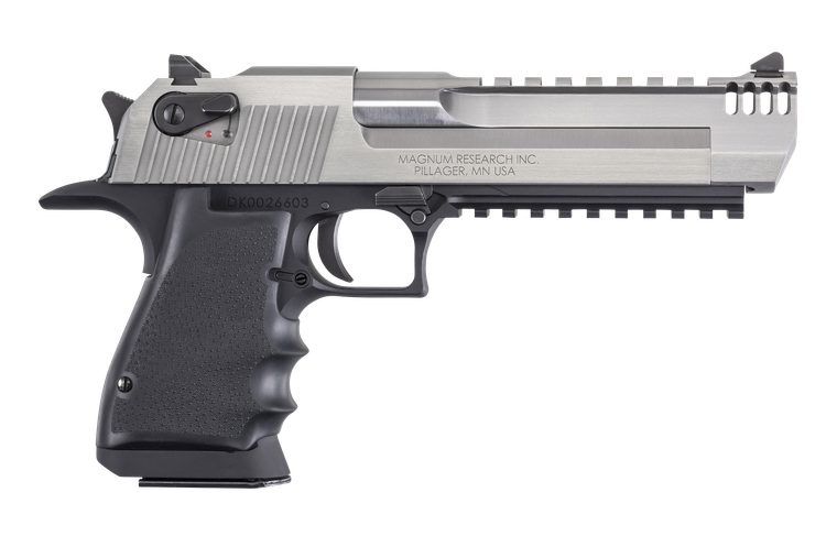 Magnum Research DE44ASIMB Desert Eagle Mark XIX L6 44 Rem Mag 6" 8+1 Black Hardcoat Anodized Aluminum Frame Stainless Steel Slide Black Polymer Grip                                                    