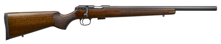CZ-USA 02342 CZ 457 Varmint Full Size 17 HMR 5+1 20.50" Black Nitride Heavy Barrel Black Nitride Steel Receiver Turkish Walnut Fixed Varmint-Style Stock Right Hand                                     